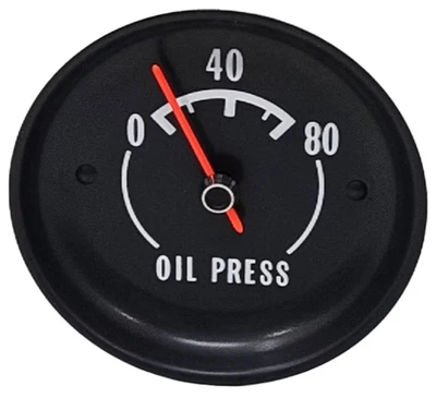 1974 Corvette Oil Pressure Gauge GM Restoration Oil Press C3 GM #6464081 NEW - Image 1 of 4
