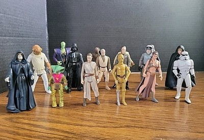 Vintage Star Wars 1990s LFL Kenner  Recent Mixed Lot Of 16 Loose Action Figures 