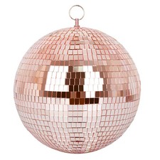 Mirror Ball, 10 Inch Disco Ball with Hanging Ring, Light Mirror Ball for Disc...