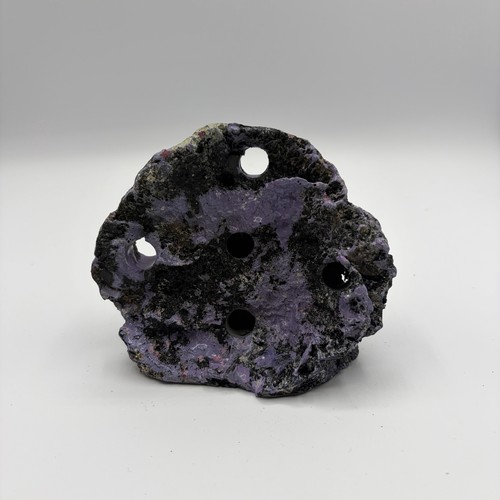 Magnetic 5 Hole Frag Rock Piece - Coral Reef Aquarium Display - US Seller