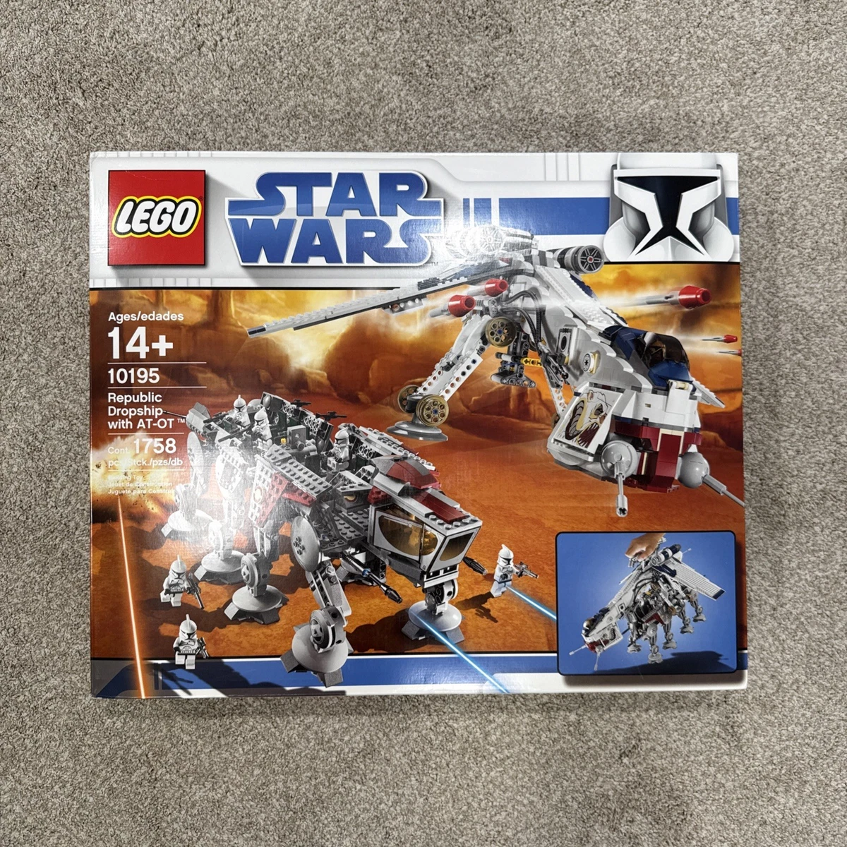 LEGO Republic Dropship with AT-OT Walker LEGO (R) Complete Sets