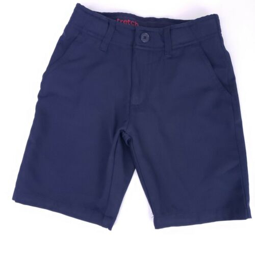 French Toast Boys Shorts 6 Blue Comfort Stretch Pockets Uniforme escolar - Imagen 1 de 7