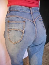 Gitano Vintage 1980's Womens Jeans 13/14 Meas sz 30x29 Grunge VERY Worn Ripped