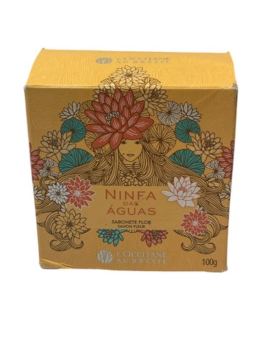 L'Occitane Au Bresil ninfa das aguas Sabonete Flor Body Soap 100g New