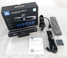 NexiGo N950P 4K Zoomable Webcam w/ Remote Control + USB-C + USB-C to A NEW *OB*