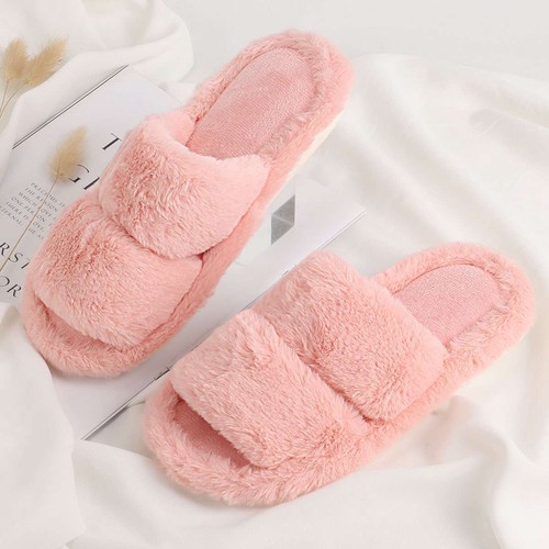 Womens Spa Slippers Indoor Shoes Terry Open Toe; Great for Shower, Pool and Bath - Picture 14 of 15