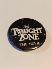 1982 THE TWILIGHT ZONE The Movie Vintage Pinback Button Syfy Black Mirror 