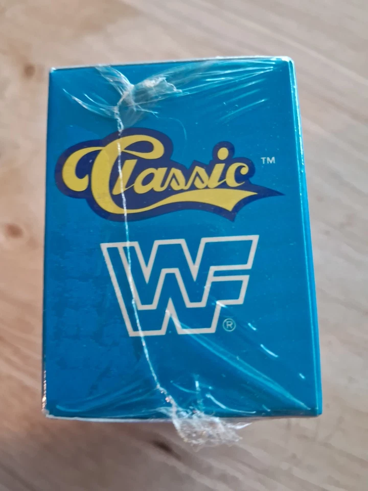 1990 Classic  WWF Series 1  Wrestling  145 Card  Complete Factory Set  Sealed - Image 3 of 4