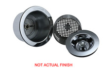 Mountain Plumbing MT115/SG 3 in 1 Kitchen Sink Strainer Basket SATIN GOLD NEW 