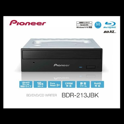 Pioneer BDR-213JBK Internal SATA Connection BD Drive Windows 11 Compatible  F/S