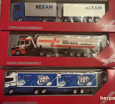 Herpa/Grell/Vierke/Wörlein/Hummer LKW s 1:87