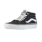 Vans "Skate Grosso Mid" Sneakers (Dark Brown/Navy) Skate Shoes