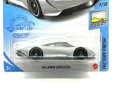 Hot Wheels McLaren Speedtail Factory Fresh silver SUPER CUSTOM WHEEL SWAP by AEB
