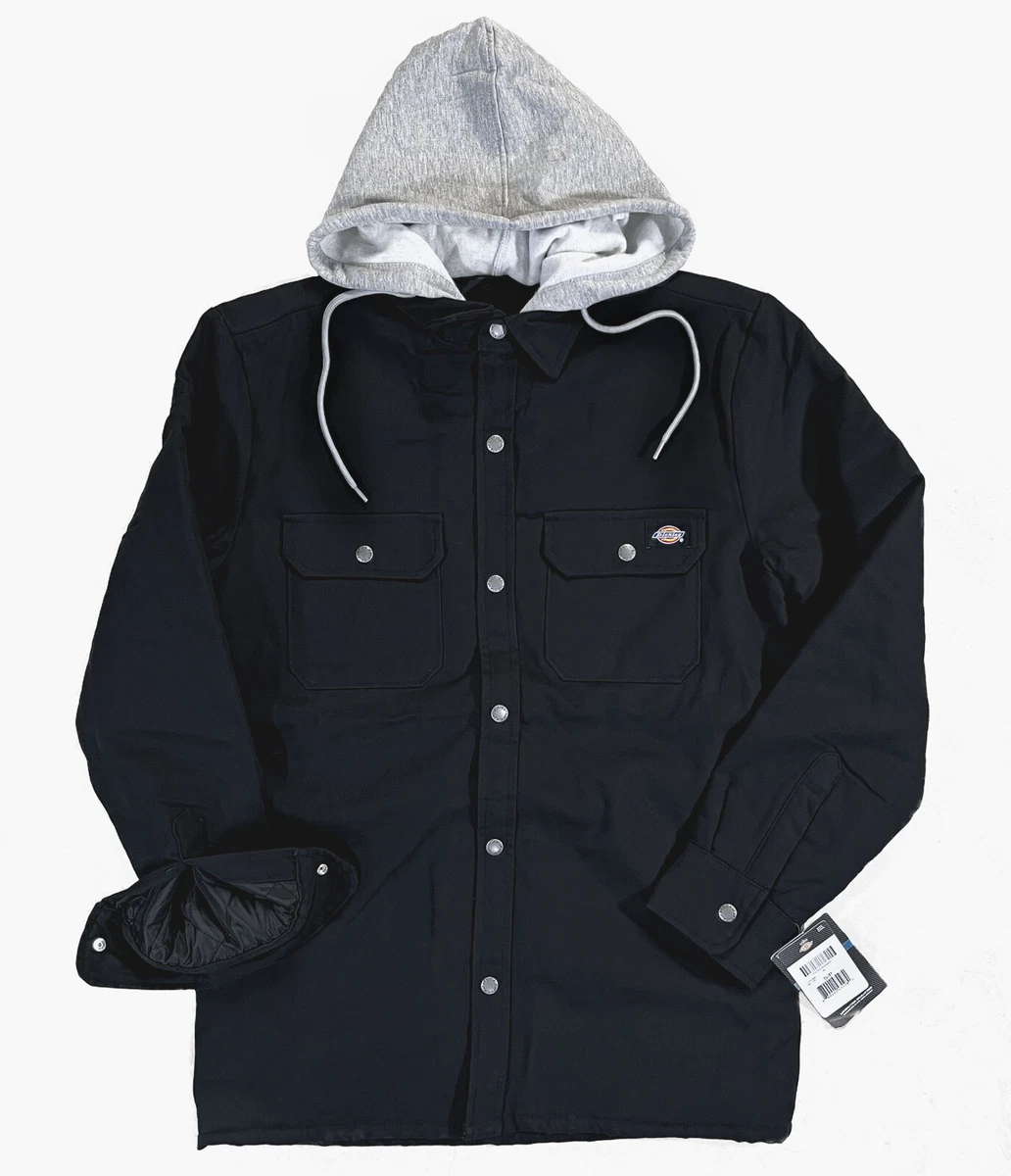 Relaxed fit icon hooded quilted shirt jacket sale