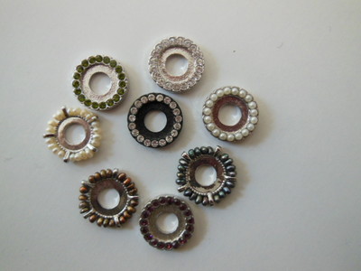 Sunset Blvd., Wechselschmuck, Scheiben rund,Perlen, Strass,  Rico Design