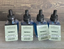bath and body works tropidelic wallflowers home fragrance refill set of 4