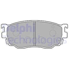 Delphi LP1527 brake pad set, disc brake for Mazda
