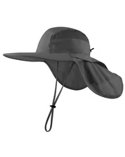 Zylioo Oversize XXL Mens Sun Hat with Neck Flap,XL Wide Brim Fishing Hats Lig...
