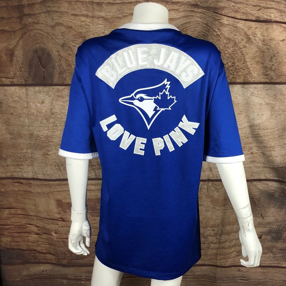 Victoria's Secret Pink New Era Toronto Blue Jays Lace Up Baseball Jersey  Dress