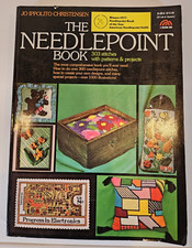 Vtg The Needlepoint Book Paperback Jo Ippolito Christensen 303 Stitch Stitchery