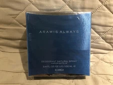 NEW RARE Aramis Always deodorant natural  Spray  3.4 oz / 100 ml *discontinued*