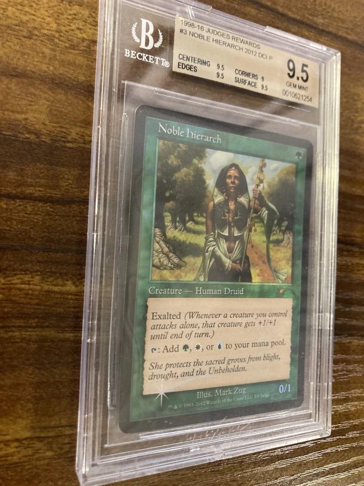 MTG✨NOBLE HIERACH Judges Reward FOIL✨BGS 9.5 GEM MINT RARE Creature 2012 POP 3 ! - Image 3 of 4