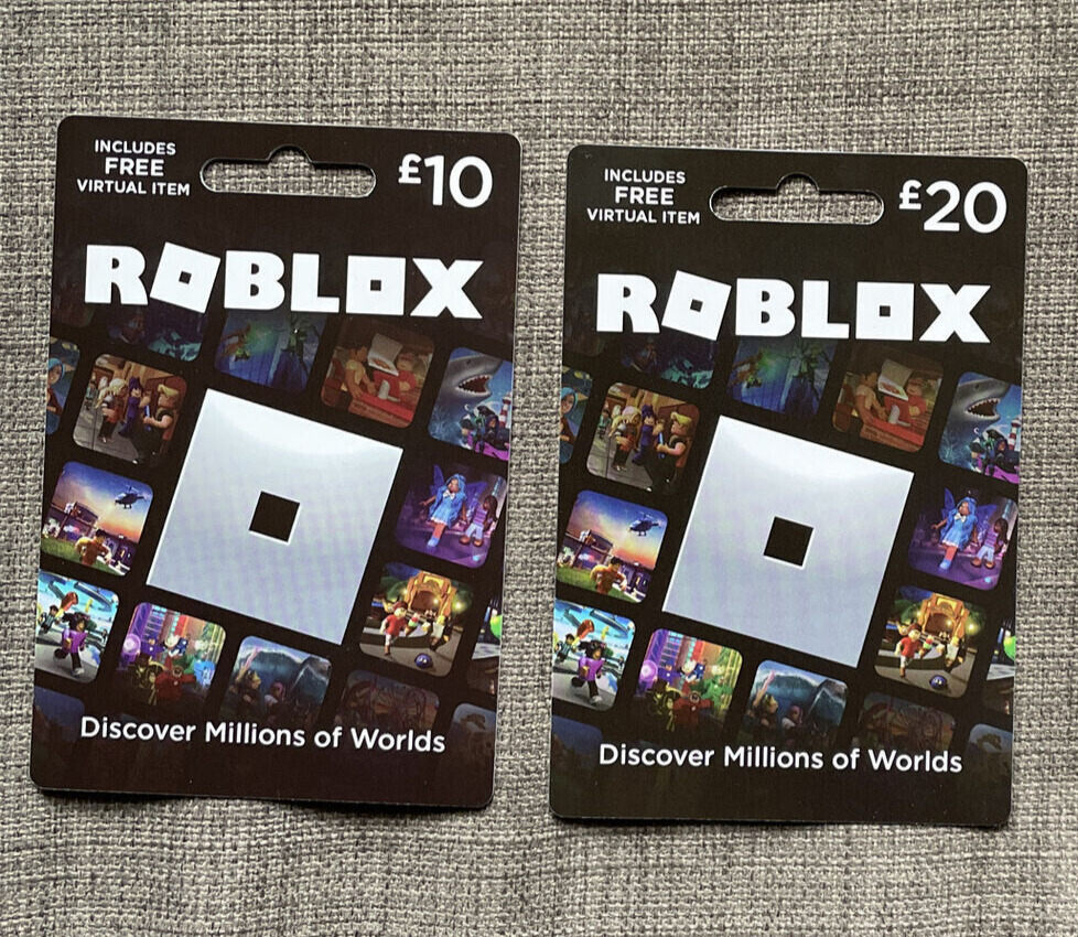 Buy Roblox £10 Gift Card or eGift (UK only)