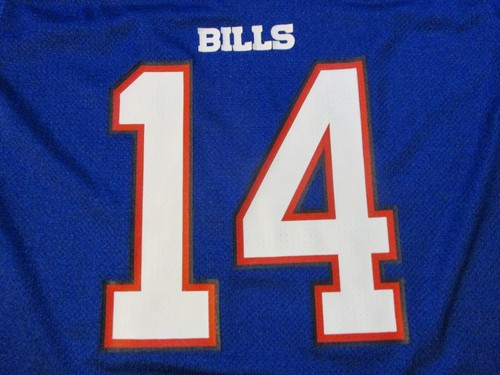 BUFFALO BILLS STEFON DIGGS #14 NFL TEAM APPAREL FOOTBALL JERSEY YOUTH LG TEXANS - Picture 5 of 9
