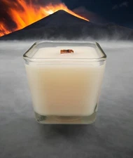 WOOD WICK * WOOD SMOKE TYPE * scented * Leah's Lite Candle * 13 OZ 