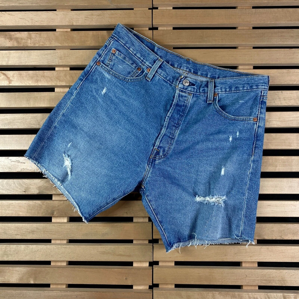 Mens Jeans Shorts Levis 501 Size 34 eBay
