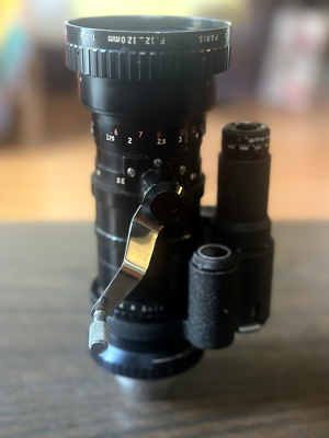 Angenieux Zoom Lens, 12-120mm f/2.2 Type 10x12 B, C-Mount Angenieux Zoom Lens, 12-120mm f/2.2 Type 10x12 B, C-Mount