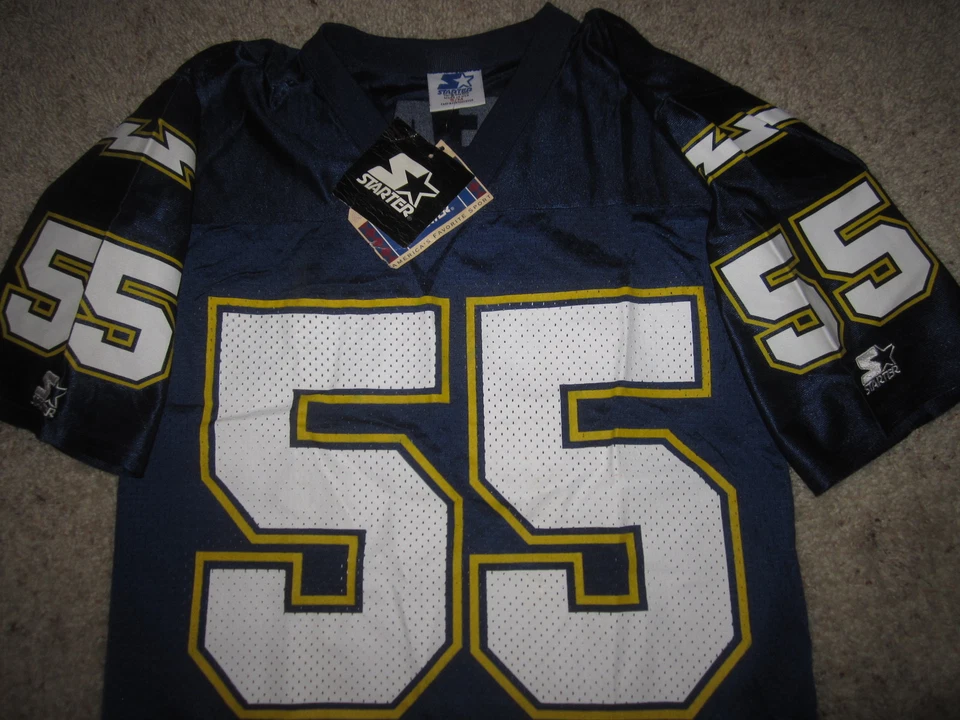 Camiseta Junior Seau #55 San Diego Chargers NFL Starter Juvenil S/M Mediana NUEVA NUEVA CON ETIQUETAS Foto 2 de 3