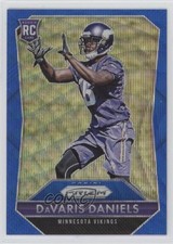 2015 Panini Prizm Rookies Blue Wave Prizm 73/150 Davaris Daniels #222 ms9