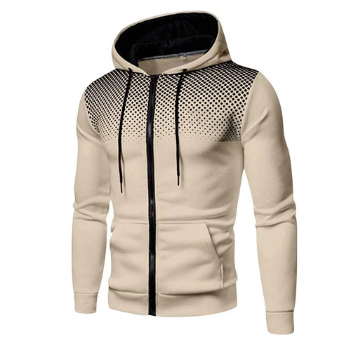 2025 Neu Herbst Herren Sweatshirts Langarm Jacke Hoodie Reißverschluss Jacke - Bild 18 von 25