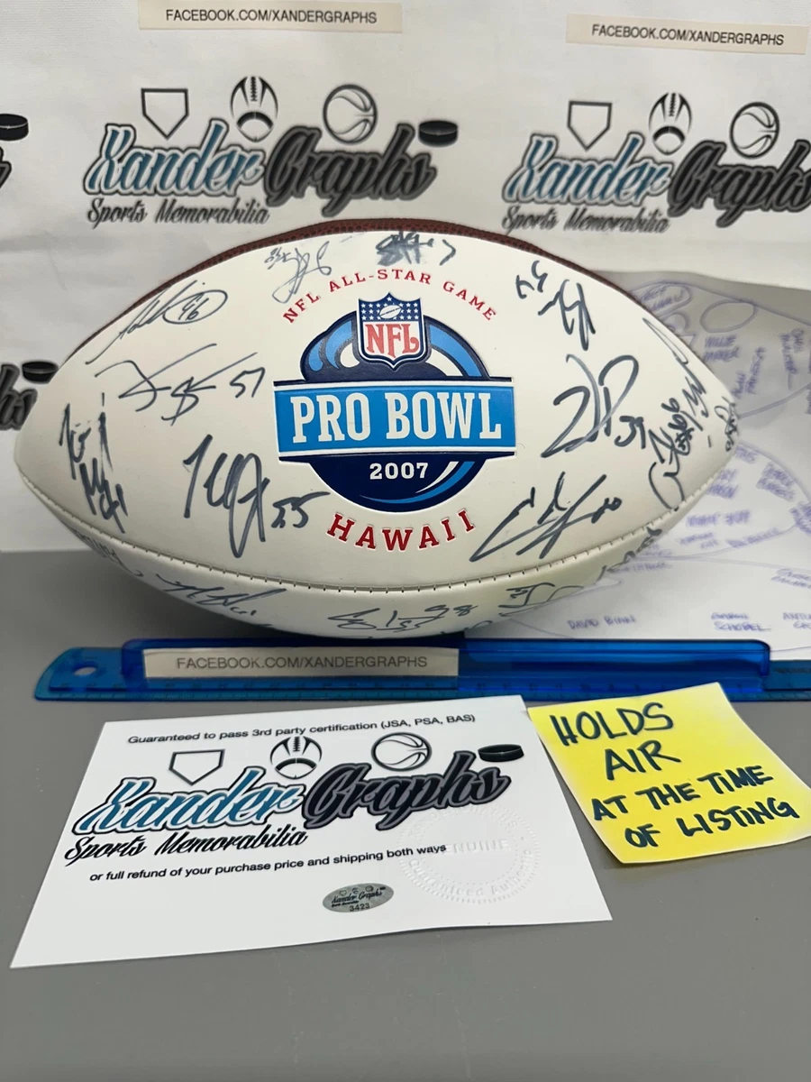 美品NFL PRO BOWL 2007 サイン入りボール 美品NFL PRO BOWL 2007