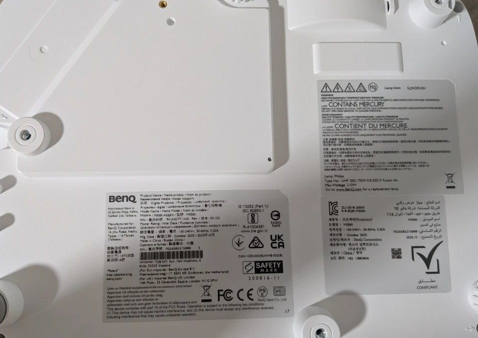BenQ MS560 DLP Beamer HDMI XGA OVP + Fernbedienung + Presenter - Bild 2 von 4