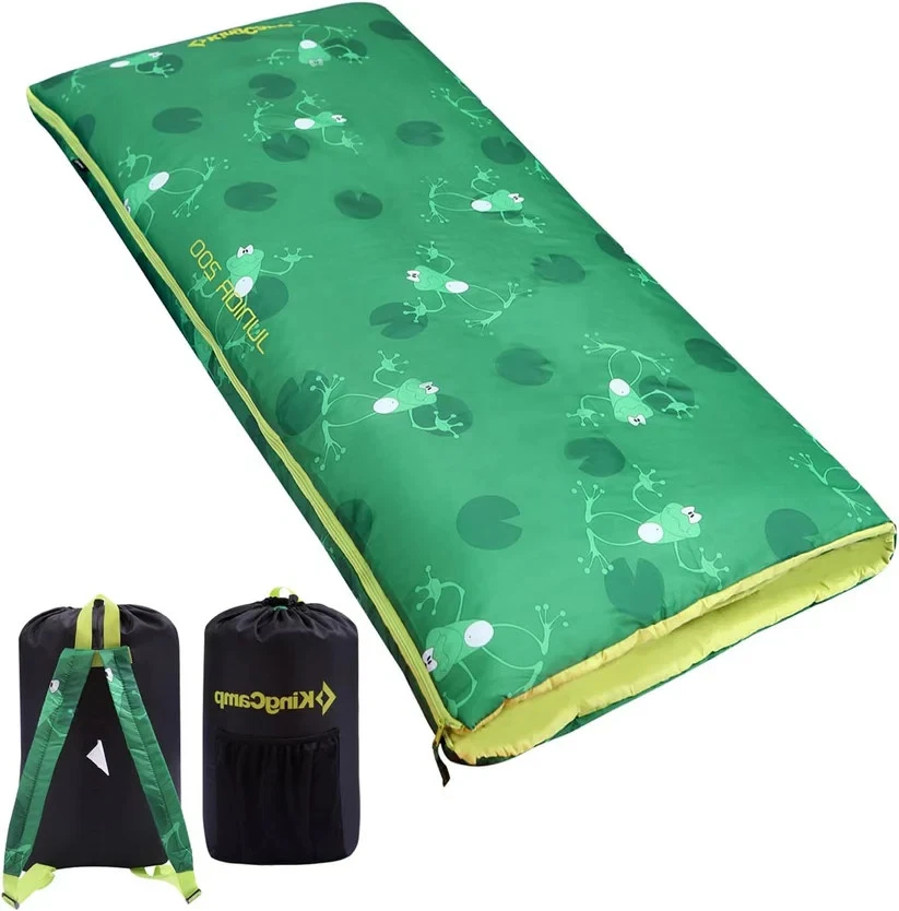 Junior 200 Cozy Lightweight Sleeping Bag Kids Camping Hiking Outdoor Travel Gear