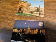 2 Vintage postcard Booklets Jerusalem 20 Post Cards New Unused