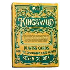 Kings Wild Project Crayons Seven Colors Premium Playing Cards – Poker Size,...