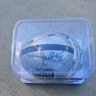 Marcus Allen signed mini helmet autograph Beckett witnessed