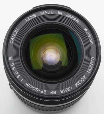 Objectif Zoom Canon EF USM Ultrasonique 28-80mm 3.5-5.6 III - Photo 1/4