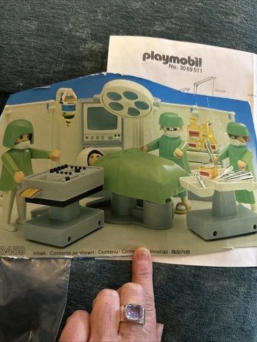 Vintage Playmobil ~ Hospital Operating and Patient Rooms w/ Accessories