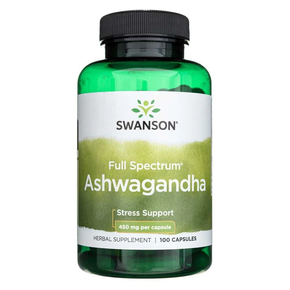 Swanson Ashwagandha 450mg - 100 Caps envoi sous 24h