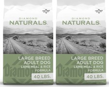 Diamond Naturals Large Breed Adult Lamb Meal & Rice Formula Dry Dog Food, 80-lb 0.75 per pound