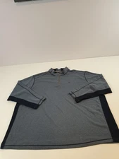 Tommy Bahama IslandZone Pullover Shirt Mens 4XLB Blue Quarter Zip Golf Athletic