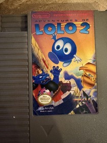 Adventures Of Lolo & Lolo 2 Nintendo NES Game Cart Lot Puzzle HAL NTSC