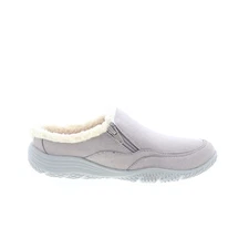 Easy Spirit Brenley 2 SEBRENLEY2 Womens Gray Canvas Clog Flats Shoes