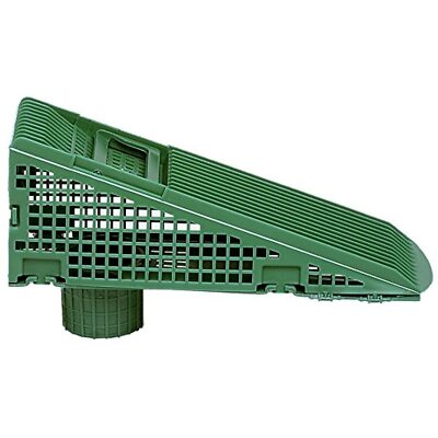 FROST KING Wedge Gutter Downspout Screen Self Cleaning Design Easy Snap Assembly