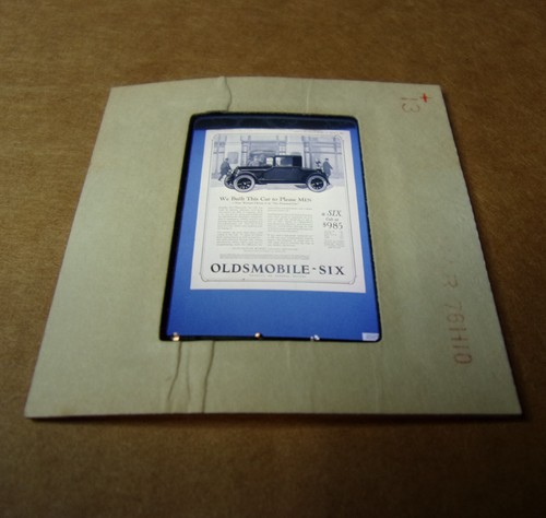 Oldsmobile Six Olds Motor Works VTG 35MM Slide Car Advertising Automobilia - Picture 2 of 4