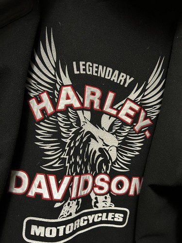 Harley Davidson Hooded jacket mens large EUC - Picture 5 of 7
